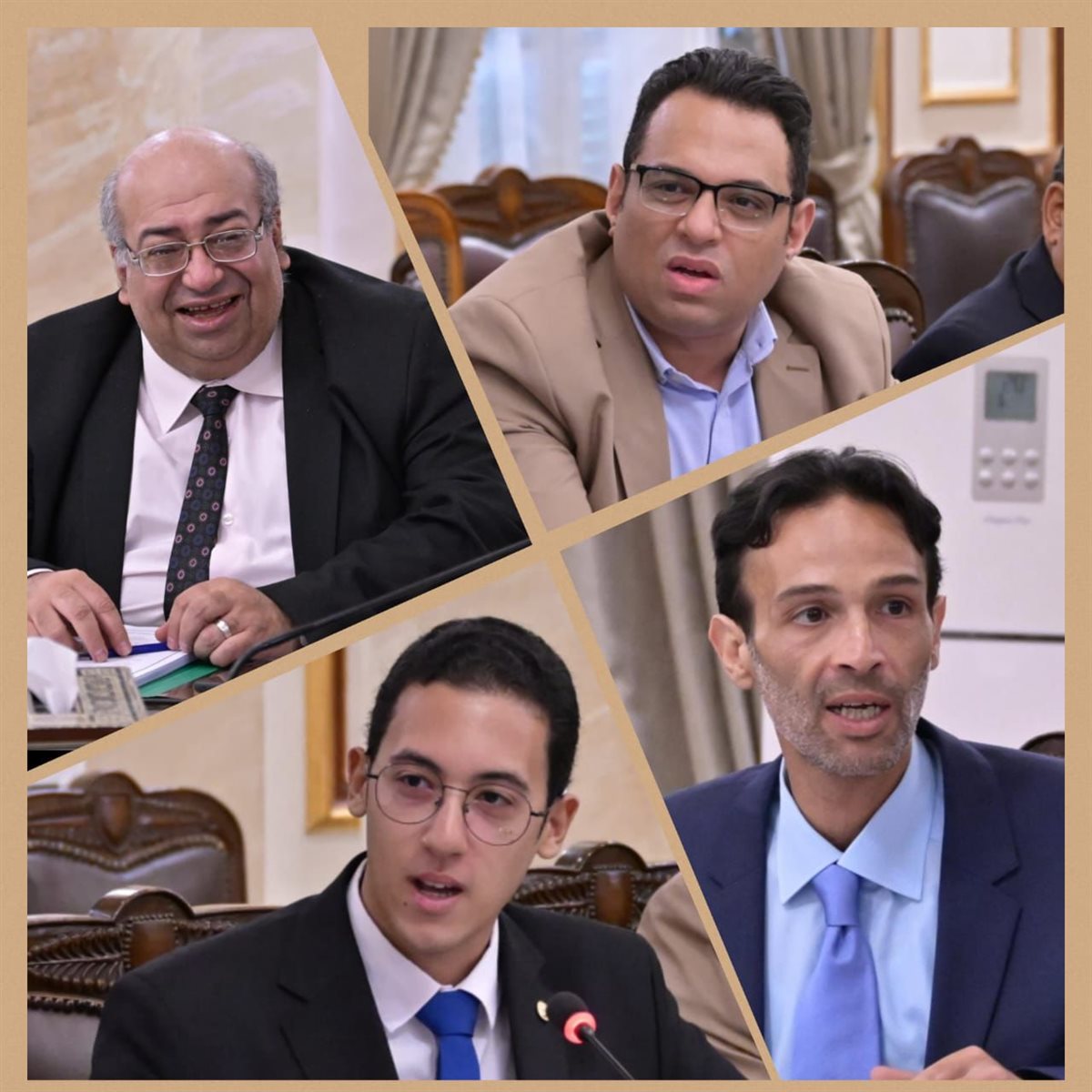 اجتماعات رئيس جامعة القاهرة 