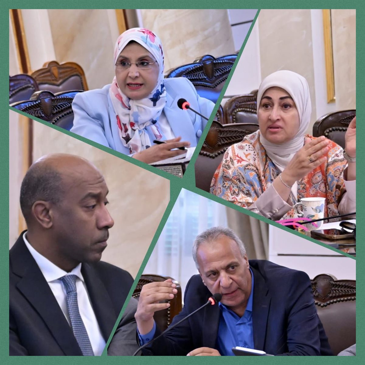 اجتماعات رئيس جامعة القاهرة 