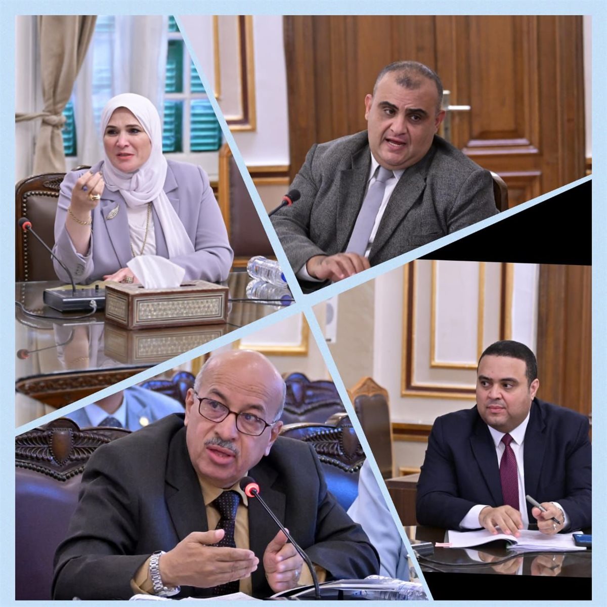 اجتماعات رئيس جامعة القاهرة 