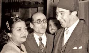 يوسف وهبى وام كلثوم والقصبجى