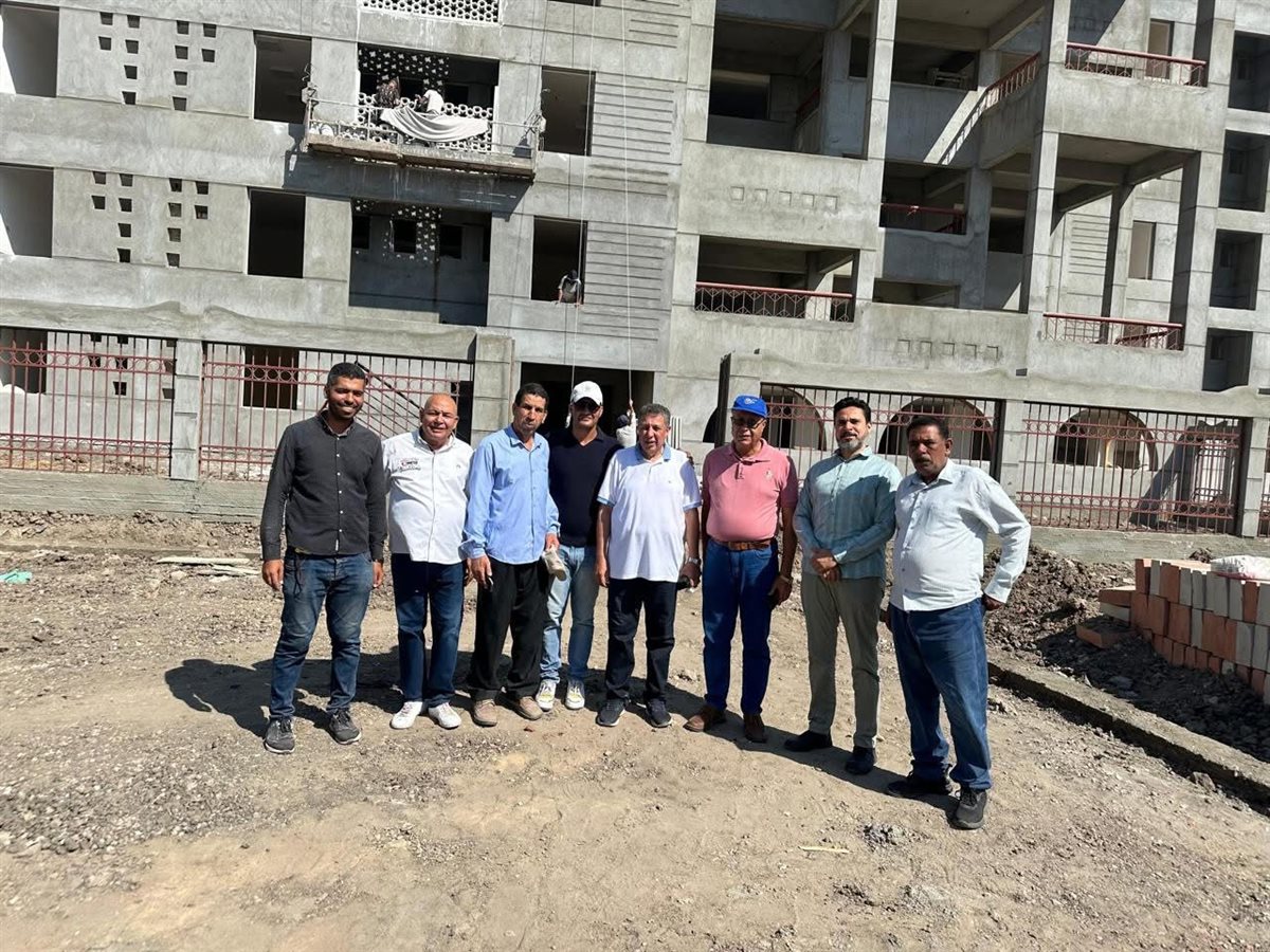 وكيل تعليم البحيرة يتابع إنشاء مدرسة ستيم، فيتو