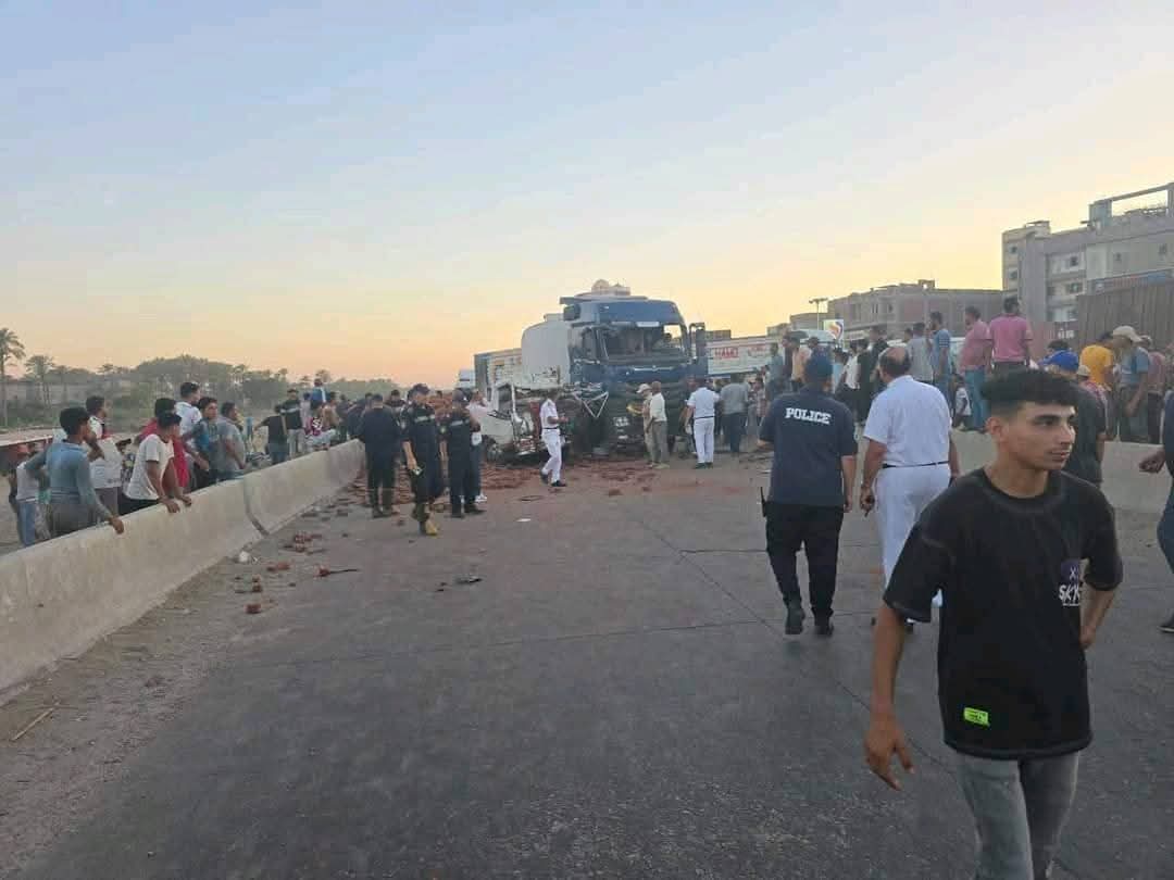 حادثة علي مفارق ميناء دمياط