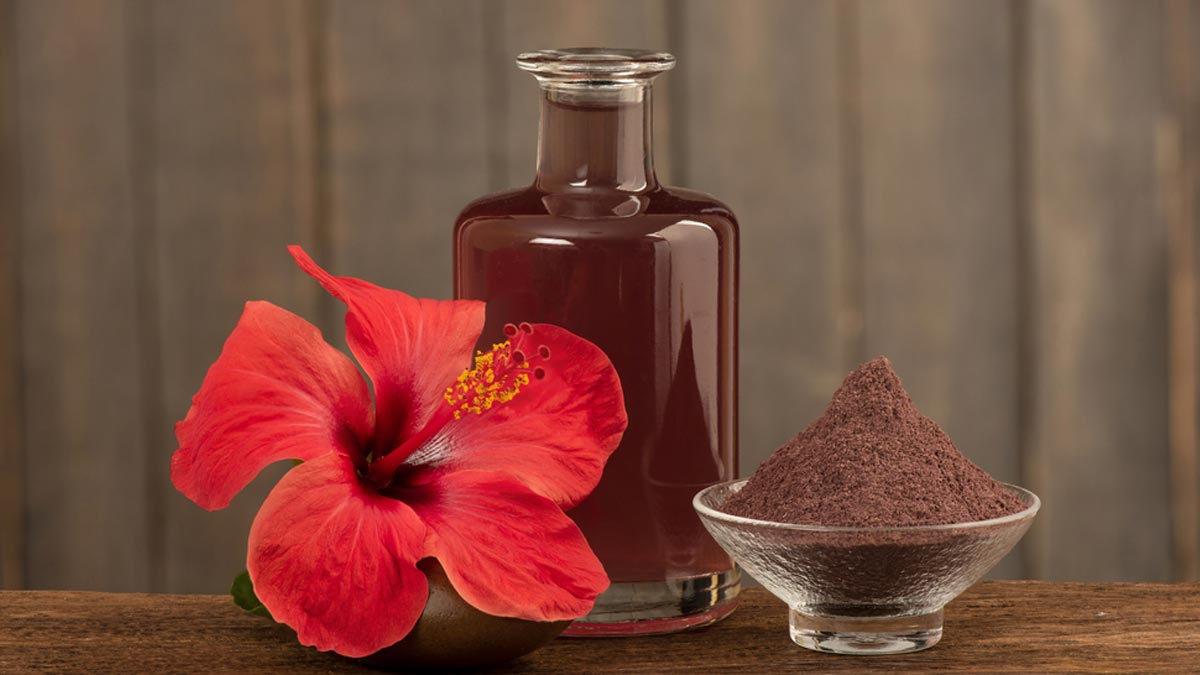 زيت الكركديه لجمال الشعر