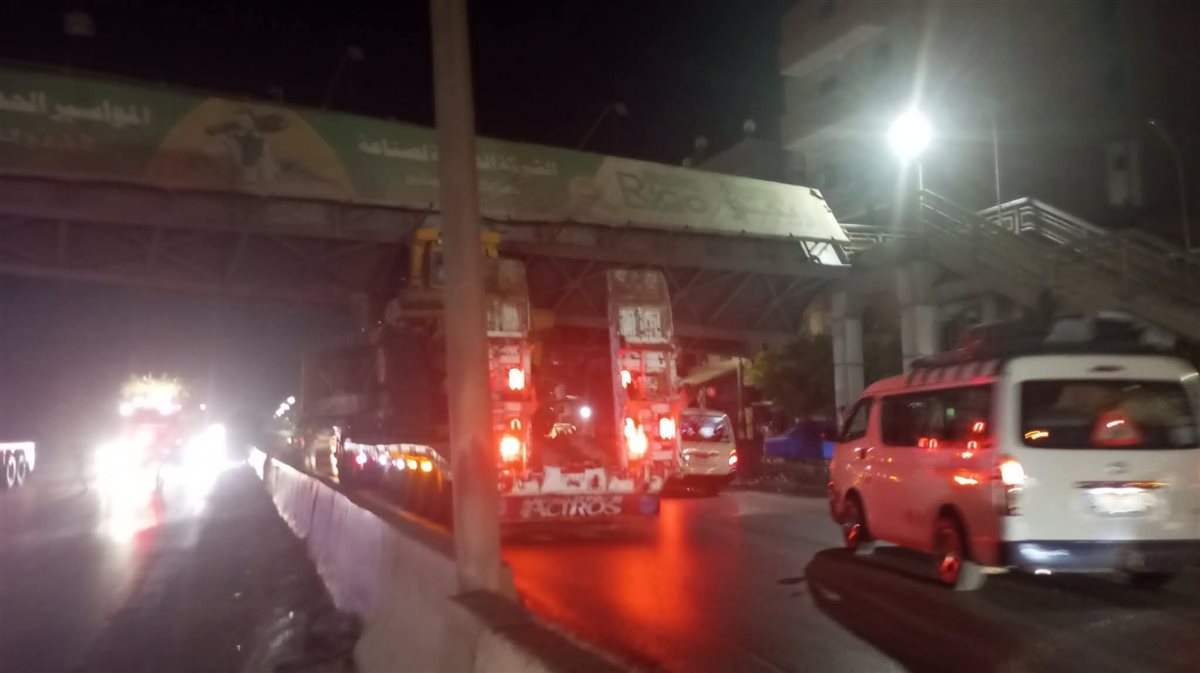 سقوط كوبري مشاه علي الطريق الزراعي،طوخ 