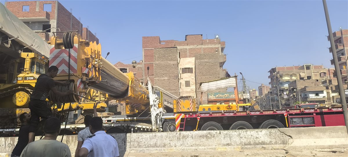 تحريك كوبري المشاة طوخ علي الزراعي ،فيتو