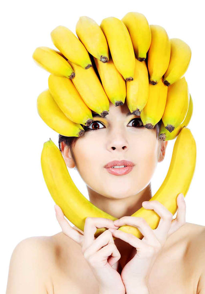 الموز لجمال الشعر