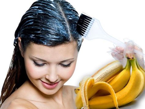 ماسكات الموز للشعر