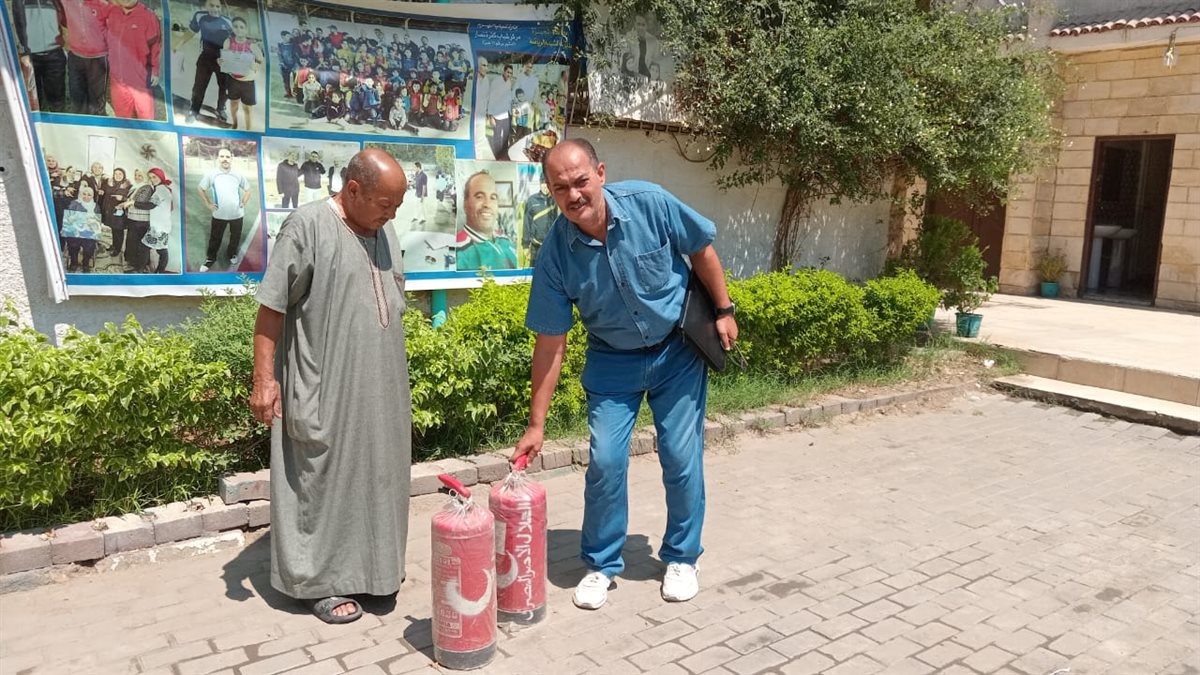 بسبب ارتفاع الحرارة، الشباب والرياضة بالجيزة تبدأ جولات متابعة الأمن والسلامة