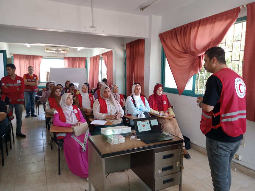 اليوم التعريفي للهلال الاحمر بالقليوبية،فيتو