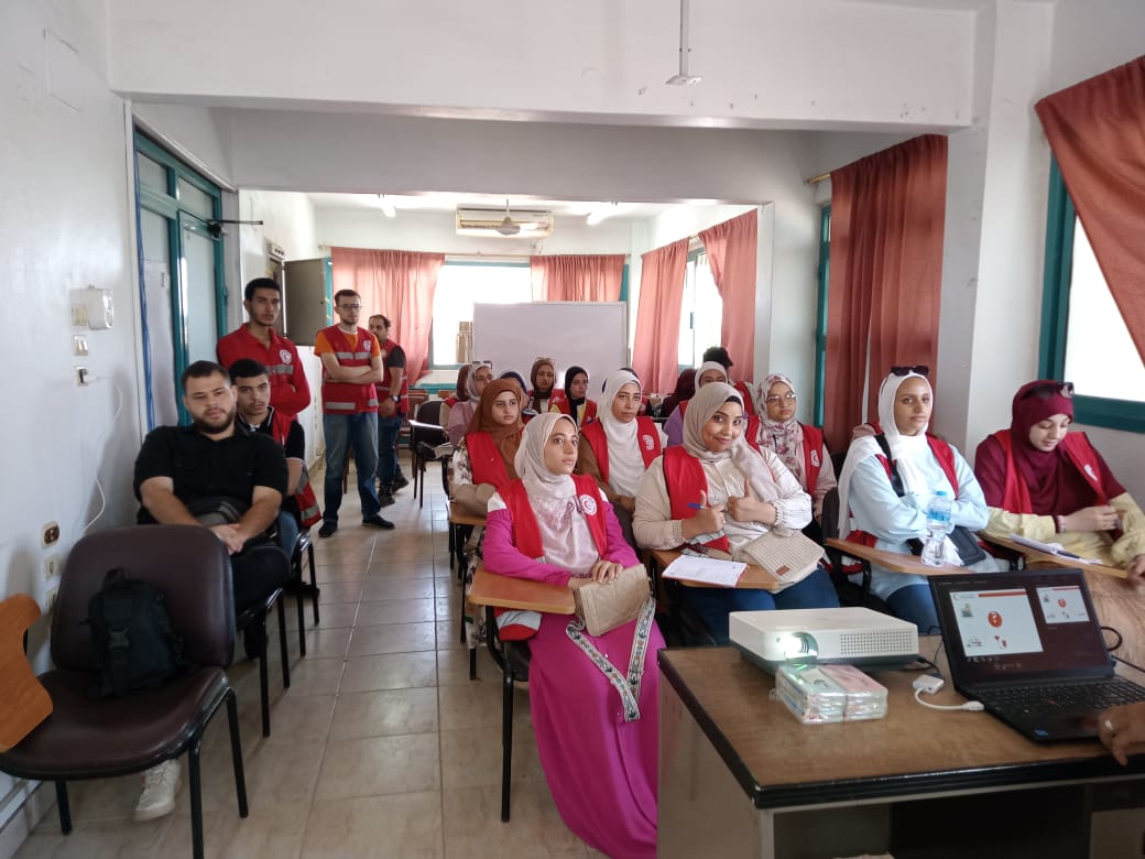 اليوم التعريفي للهلال الاحمر بالقليوبية،فيتو