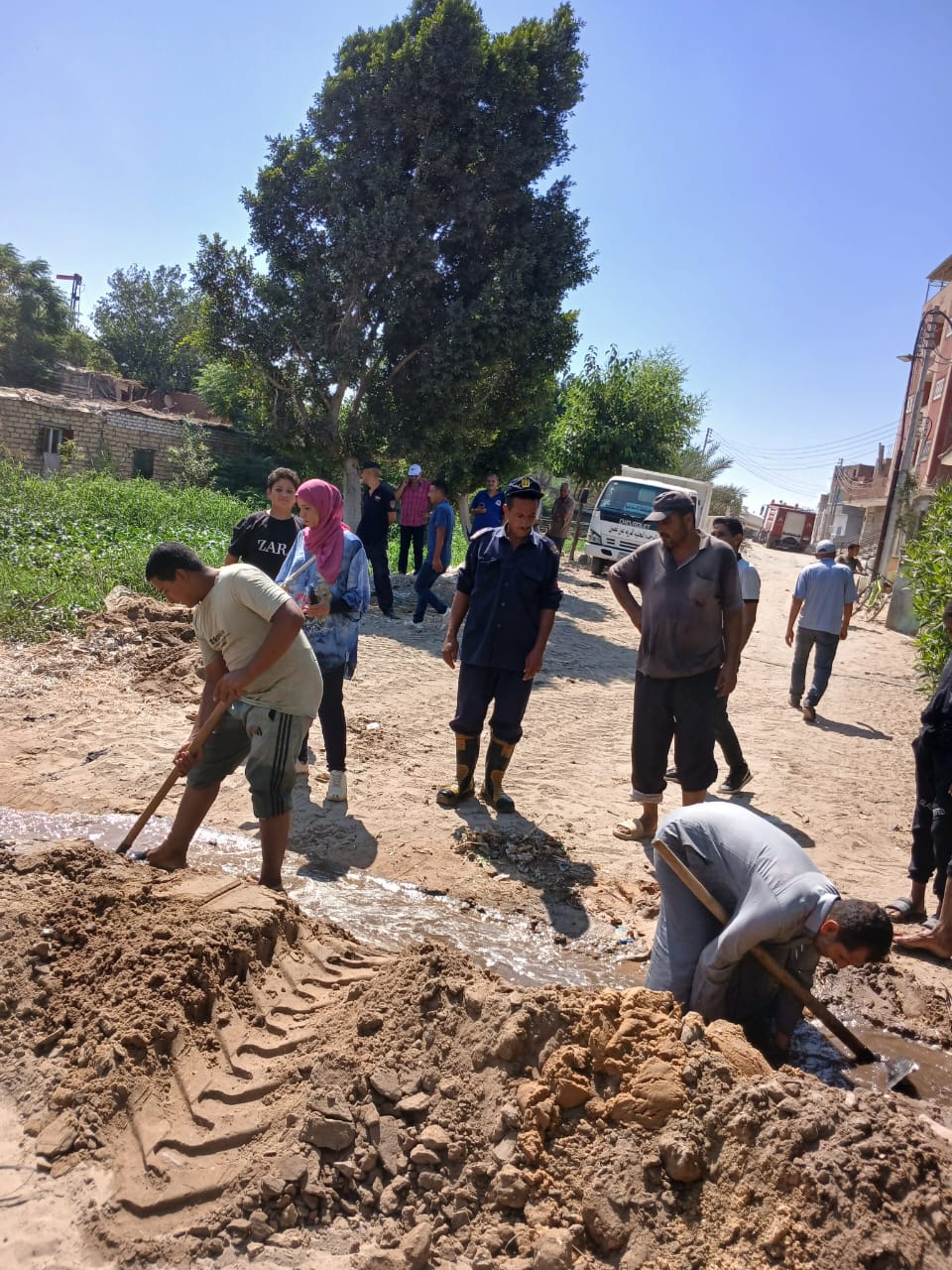 جانب من مكان الكسر، فيتو