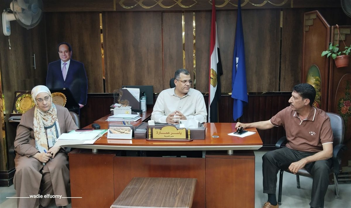 وكيل الوزارة يتابع الاستعدادات النهائية لاستقبال طلاب نظام 