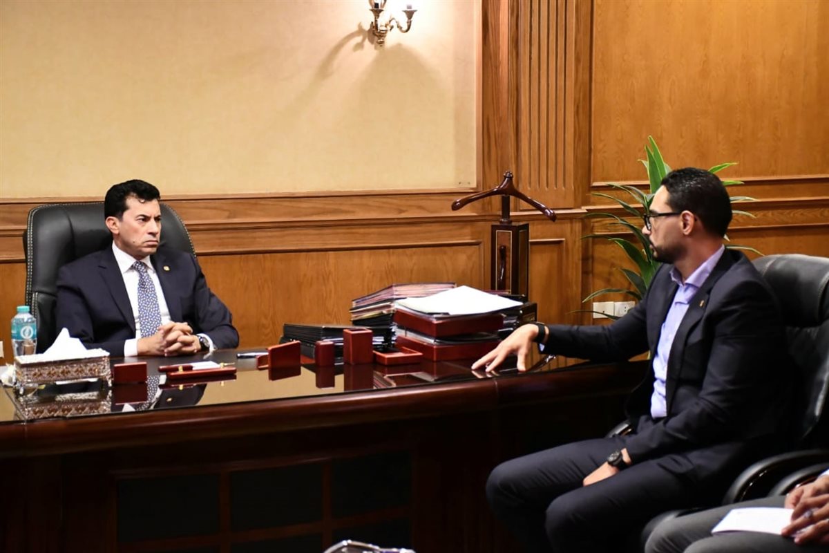 وزير الرياضة يناقش مع رئيس اتحاد الجودو استعدادات استضافة البطولة العربية