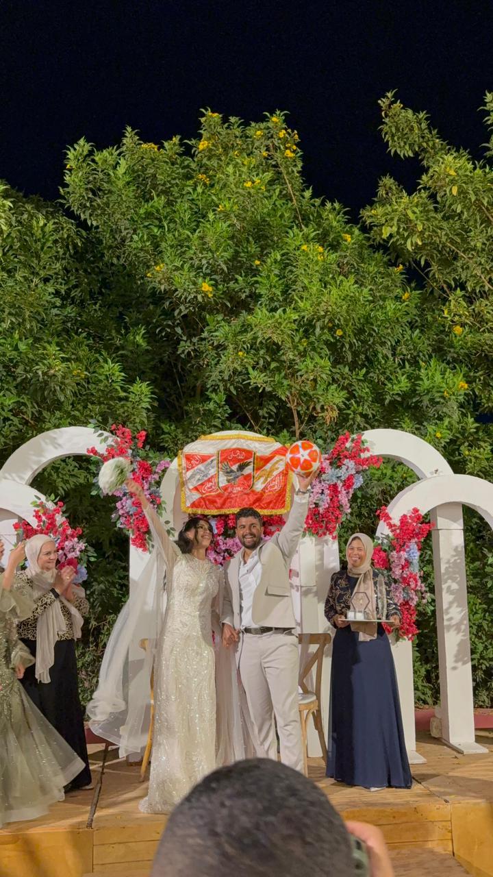 بحضور شادي محمد ولوبوف، نور خالد لاعبة الأهلي تحتفل بخطبتها