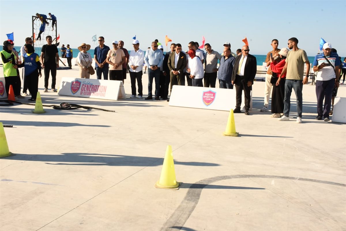 أشرف صبحي يشهد انطلاق فعاليات الموسم الرياضي بالعلمين