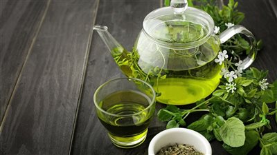 فوائد الشاى الأخضر