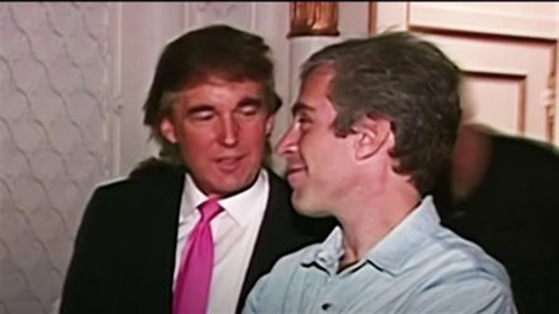 جيفري إبستين والرئيس الأمريكي ترامب