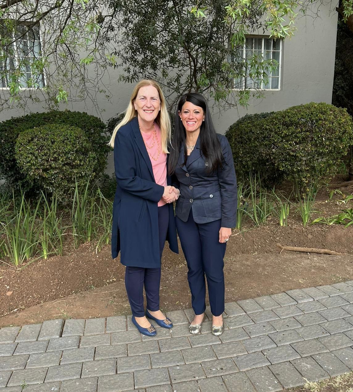 الدكتورة رانيا المشاط ووزيرة الشئون الاقتصادية السويسرية