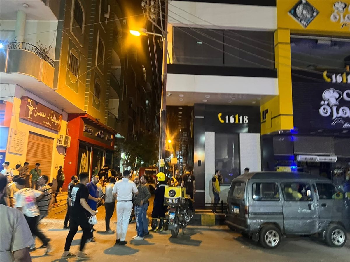 السيطرة علي حريق مطعم بقليوب،فيتو