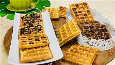 طريقة عمل الوافل 