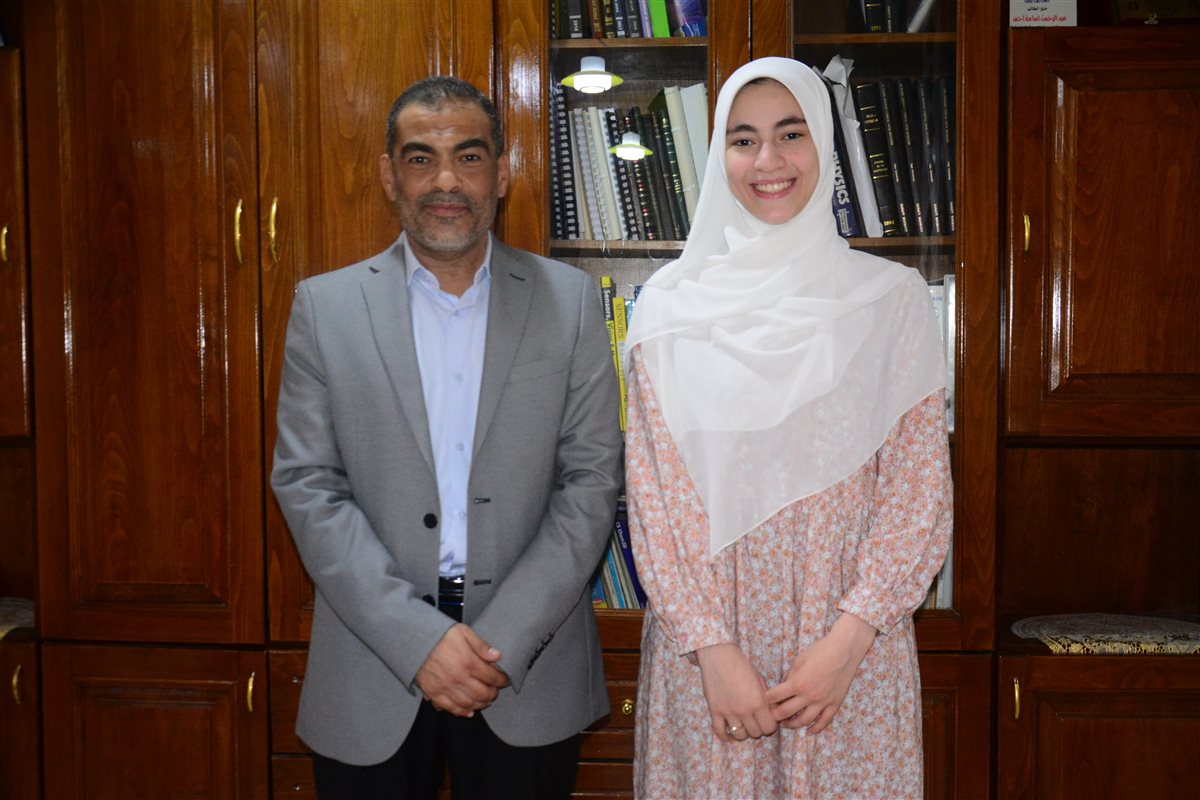 دارين الخامسة علي الجمهورية في الثانوية الأزهرية