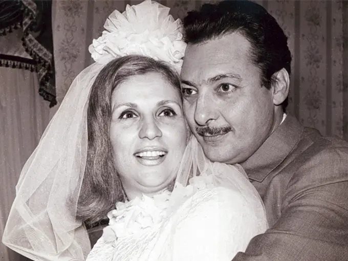 صورة زفاف رشدى اباظة وصباح