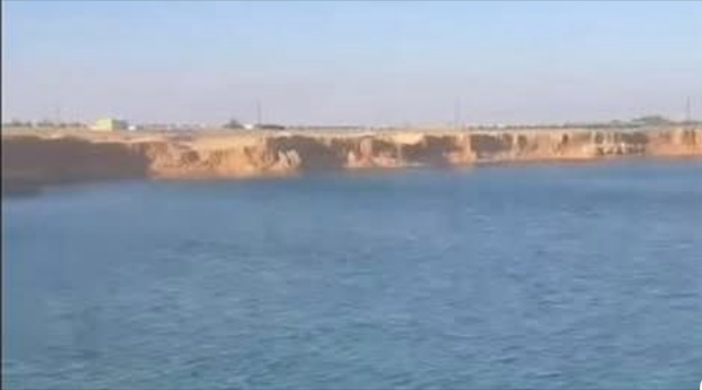 ظهور بحيرة البهنسا في قلب صحراء المنيا، فيتو