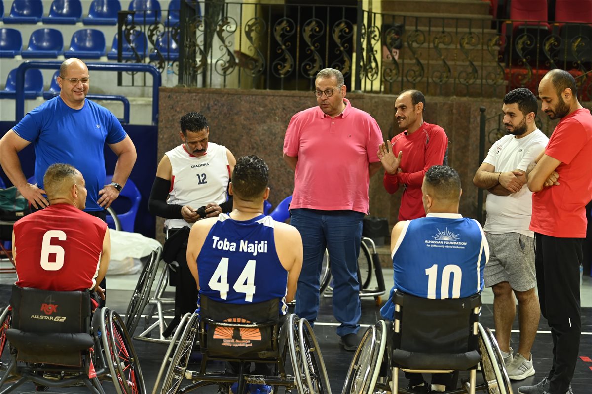 منتخب كرة السلة على الكراسي المتحركة يغادر للمشاركة في بطولة العالم