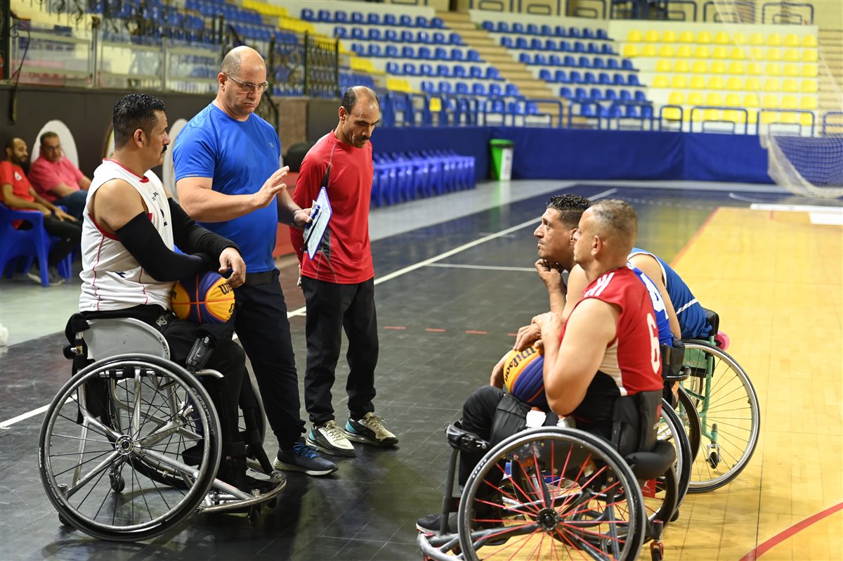منتخب كرة السلة على الكراسي المتحركة يغادر للمشاركة في بطولة العالم