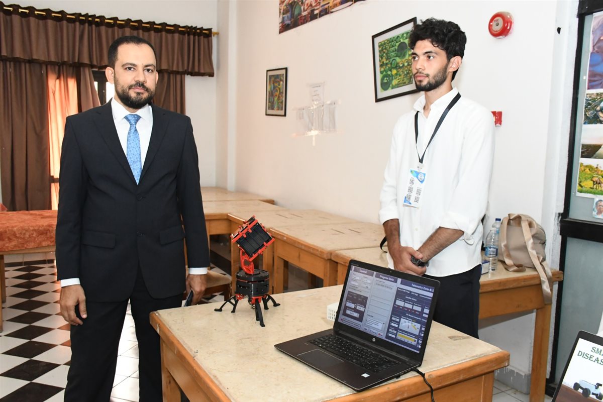 جانب من فعاليات المعرض، فيتو