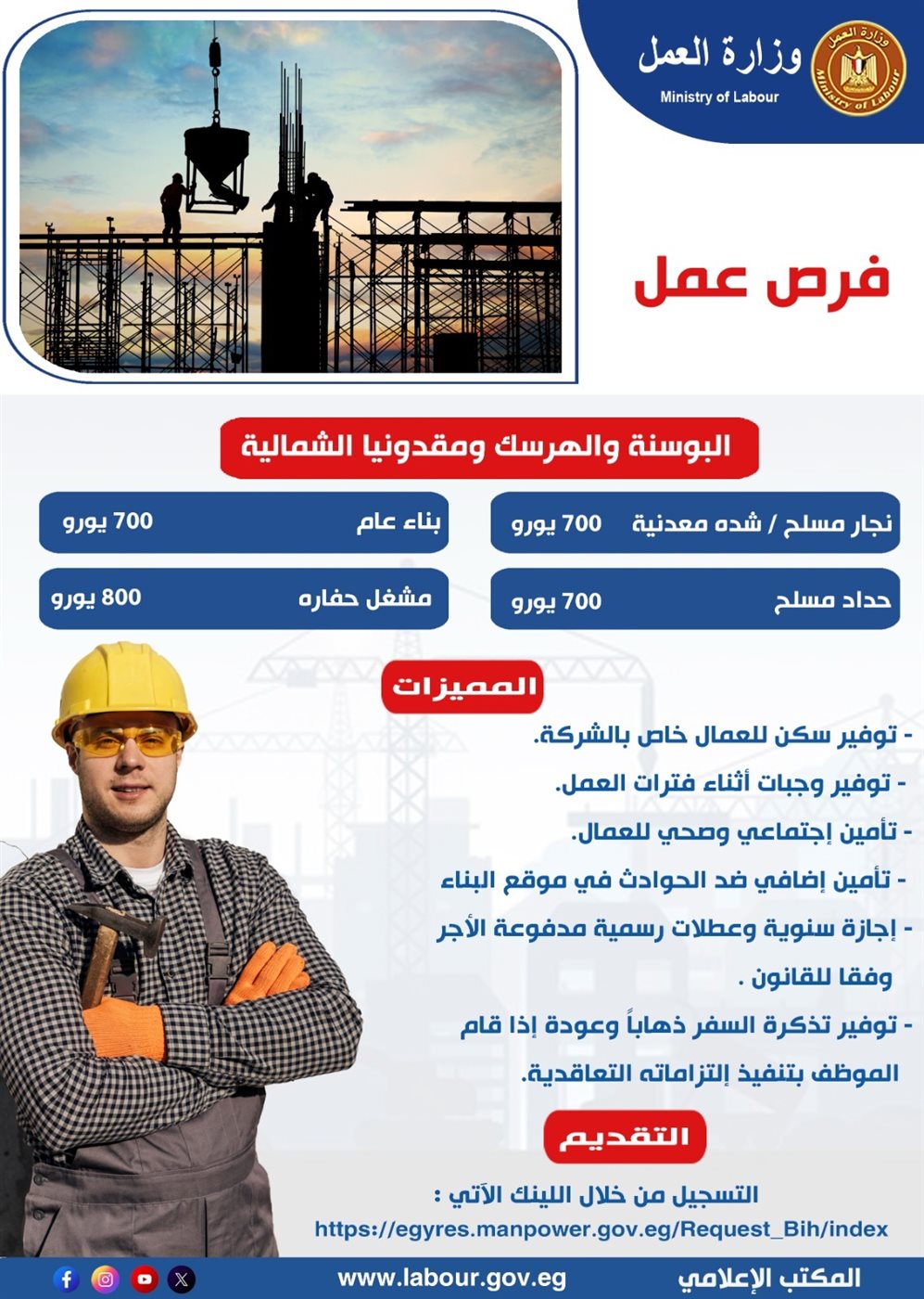 وزارة العمل، فيتو