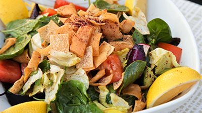 طريقة عمل سلطة الفتوش 