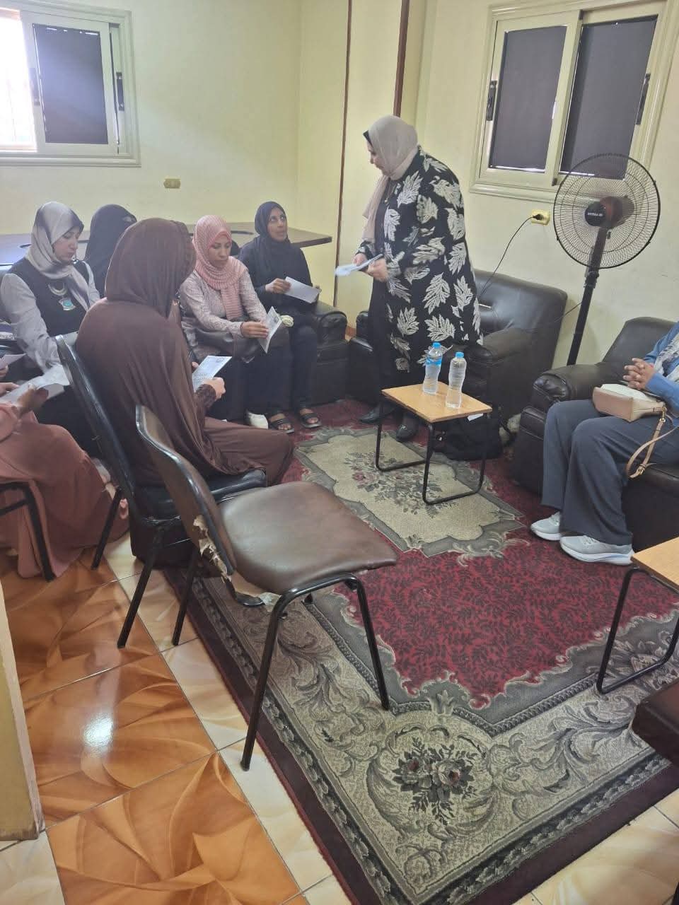 جانب من جلسات التوعية، فيتو