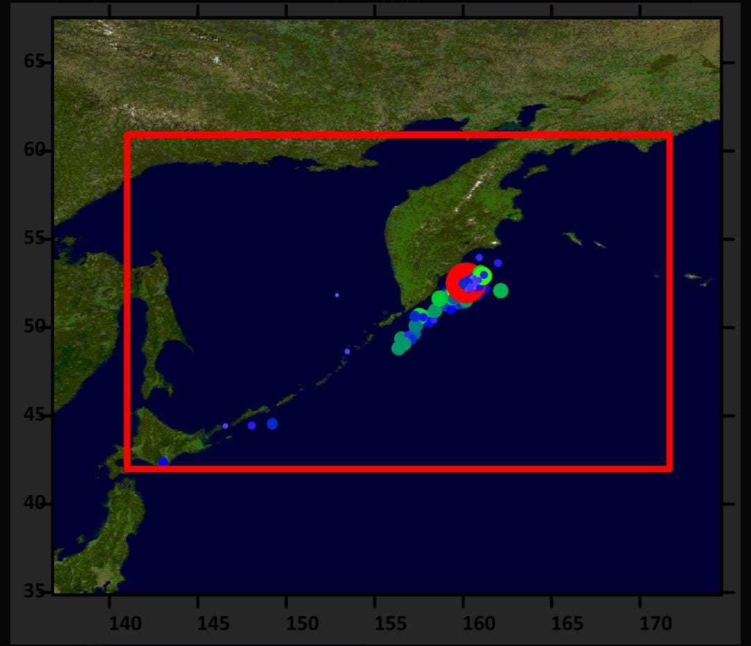 تأثيرات زلزال جزيرة كامتشاتكا
