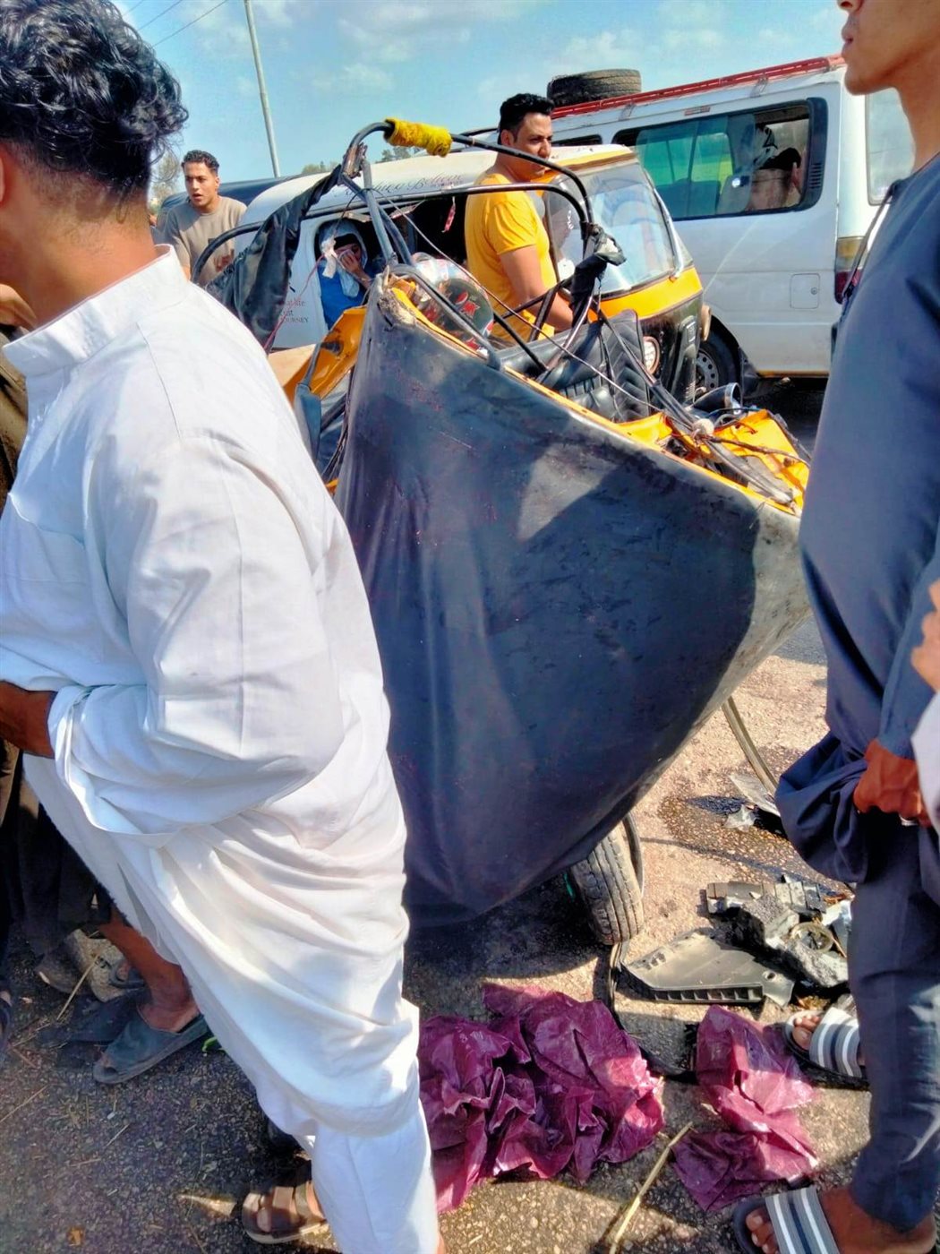 مصرع عروس ووالدتها بكفر الشيخ