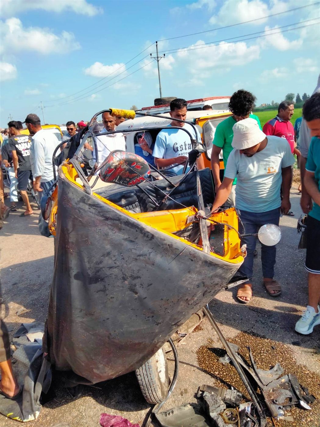 مصرع عروس ووالدتها بكفر الشيخ