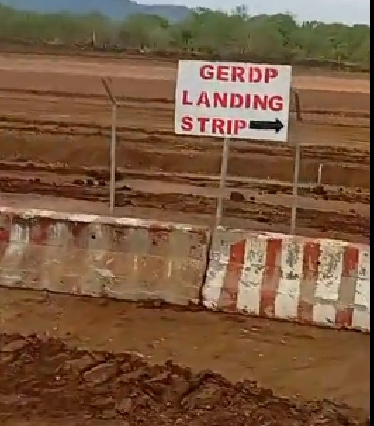 توسعة مطار سد النهضة، فيتو