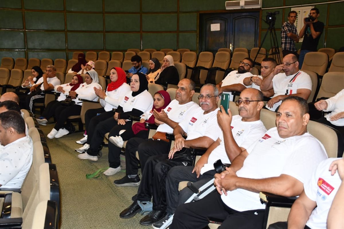 وزير الشباب والرياضة يشهد  مؤتمر الإعلان عن بطولة العالم لرفع الأثقال البارالمبية