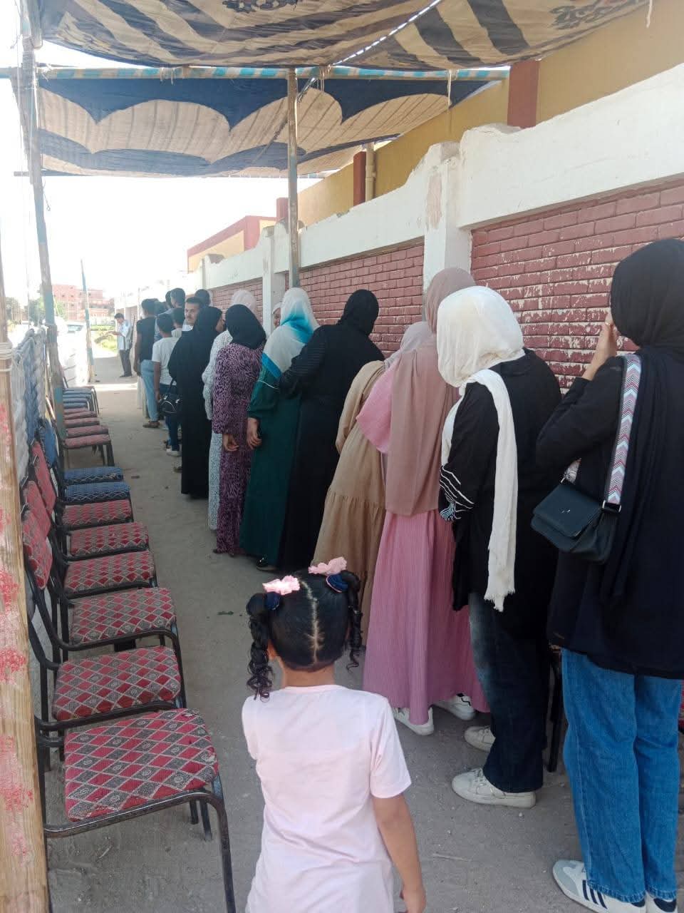 جانب من عمليات التصويت بلجان الإسماعيلية، فيتو