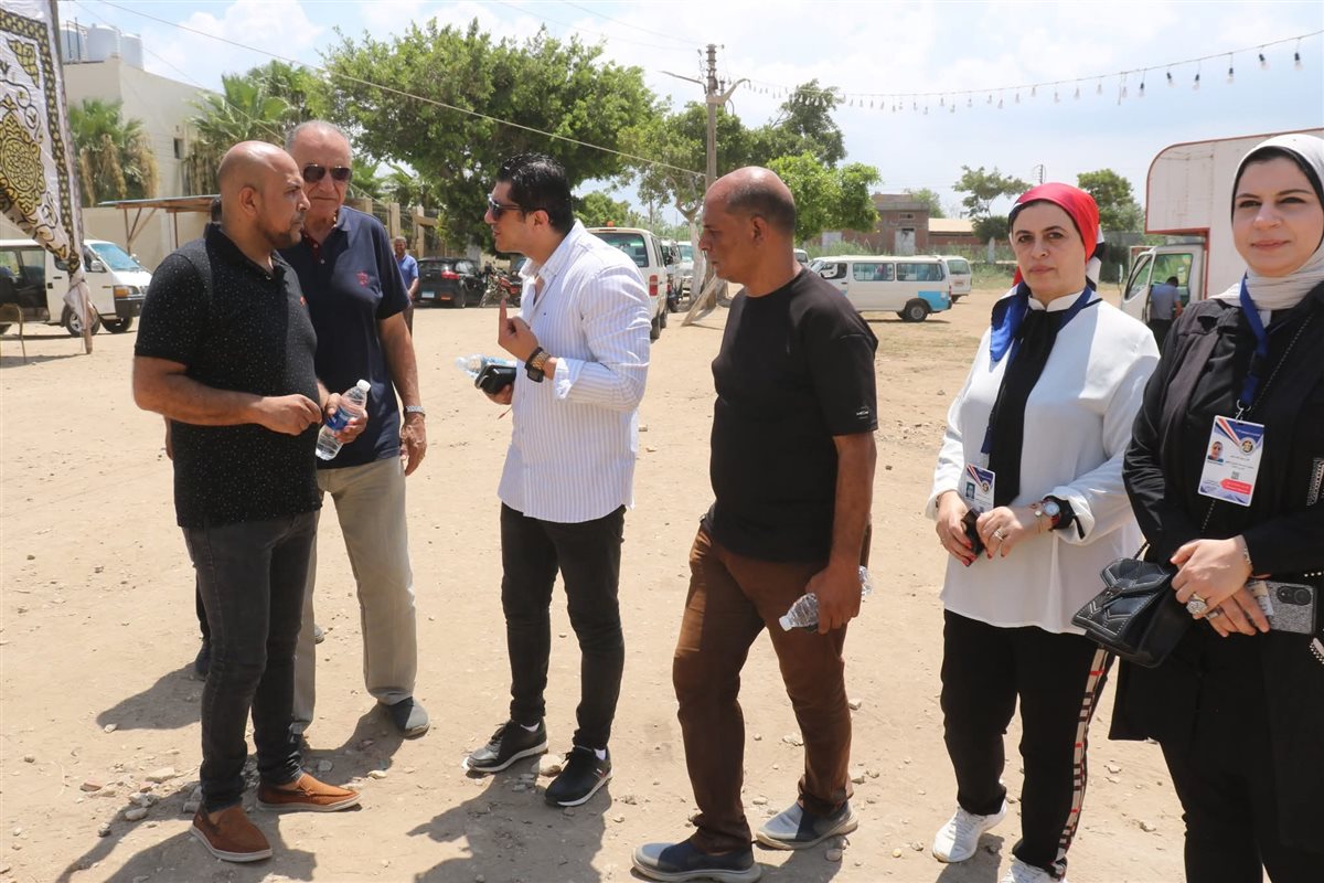 اقبال كبير علي اللجان الانتخابية بدمياط