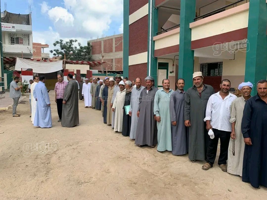 الريف يتصدر المشهد.. طوابير الناخبين تمتد أمام لجان انتخابات الشيوخ بالشرقية،فيتو