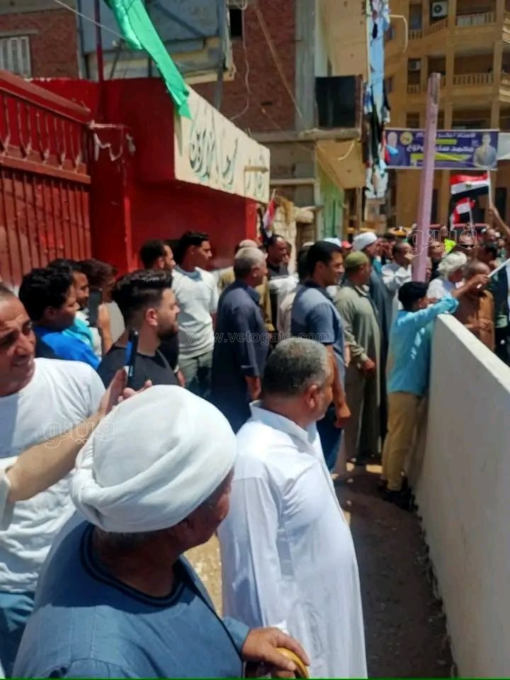 الريف يتصدر المشهد.. طوابير الناخبين تمتد أمام لجان انتخابات الشيوخ بالشرقية،فيتو