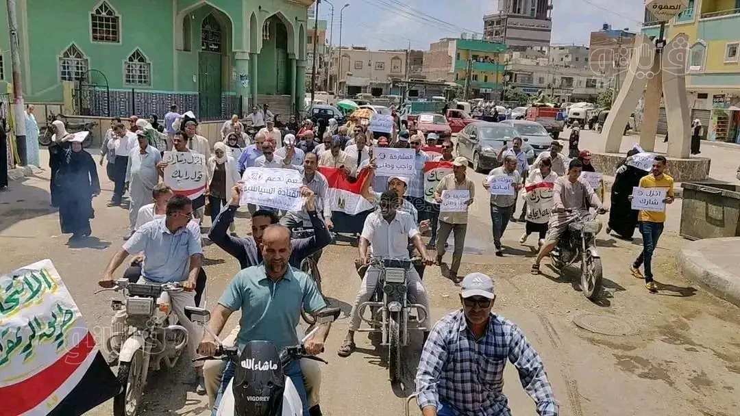 مسيرات بالدراجات النارية تجوب شوارع الشرقية لحث المواطنين على المشاركة في انتخابات الشيوخ،فيتو