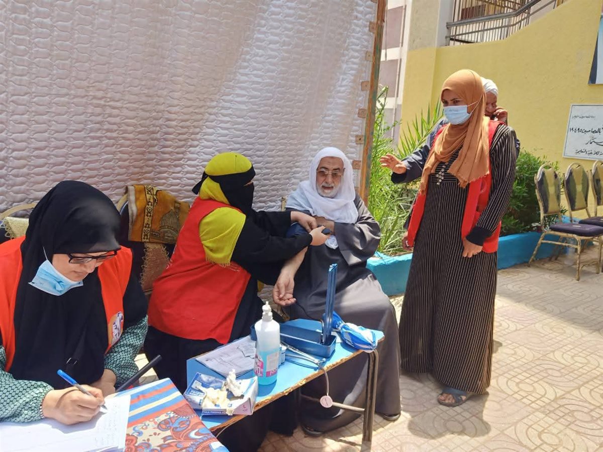 جانب من تابعة التأمين الطبي، فيتو