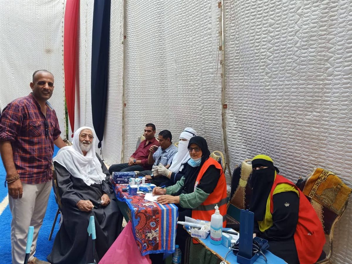 جانب من تابعة التأمين الطبي، فيتو