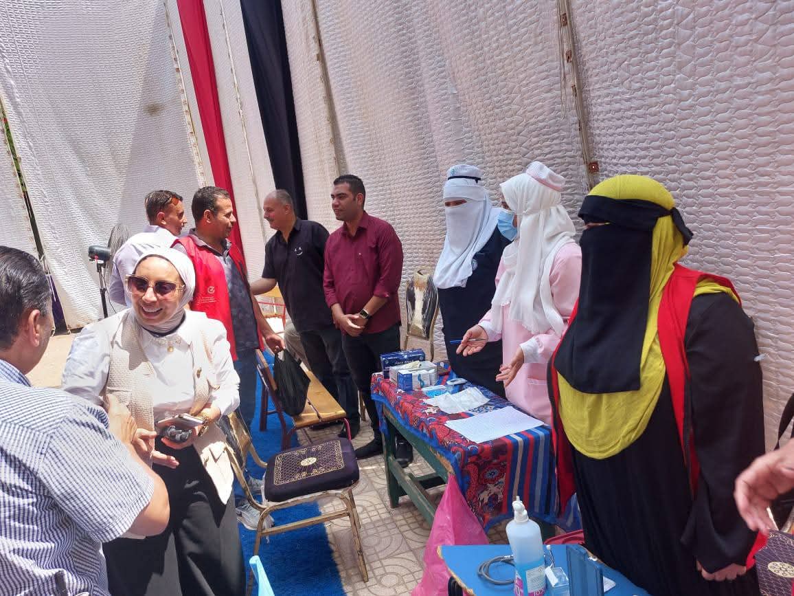 جانب من تابعة التأمين الطبي، فيتو