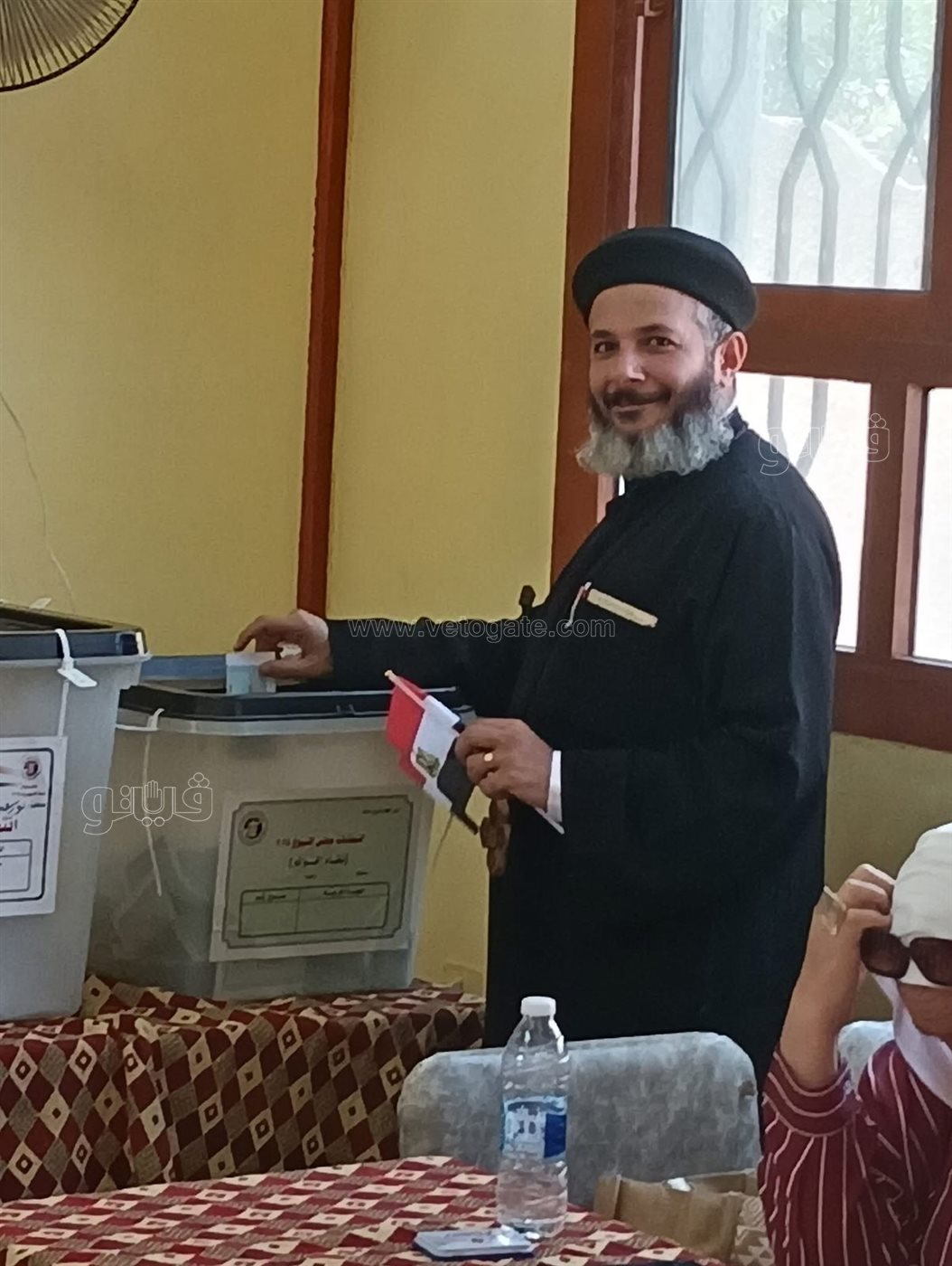 كهنة بورسعيد يدلون بأصواتهم الانتخابية، فيتو