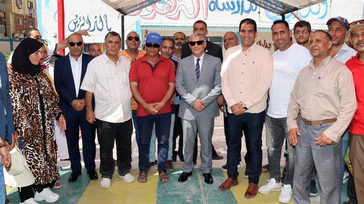 جانب من متابعة محافظ الإسماعيلية للجان، فيتو