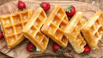 طريقة عمل الوافل