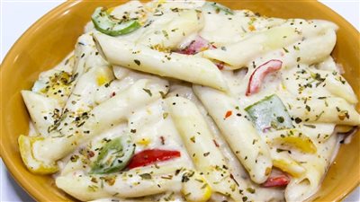 طريقة عمل مكرونة وايت صوص 